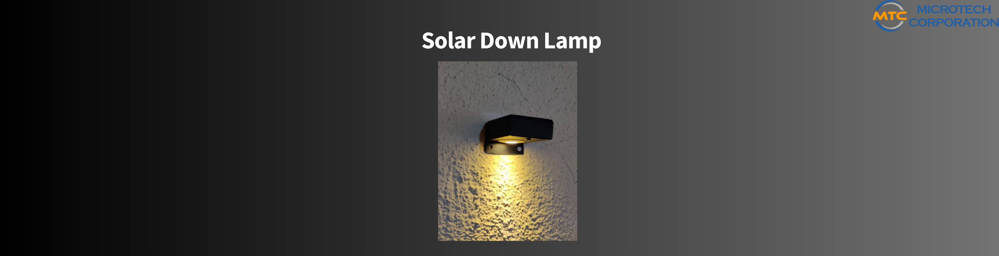 Solar Down Lamp