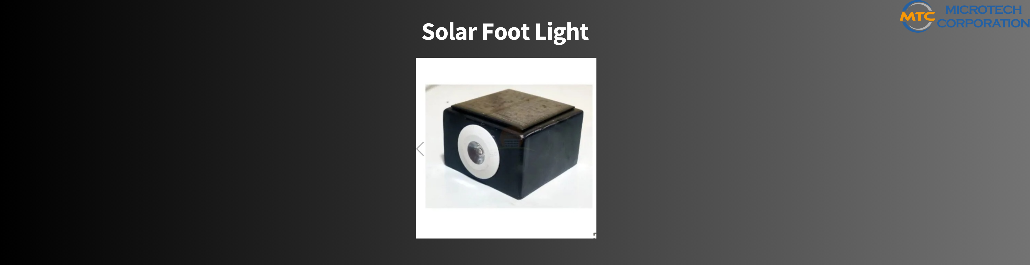 Solar Foot Light 