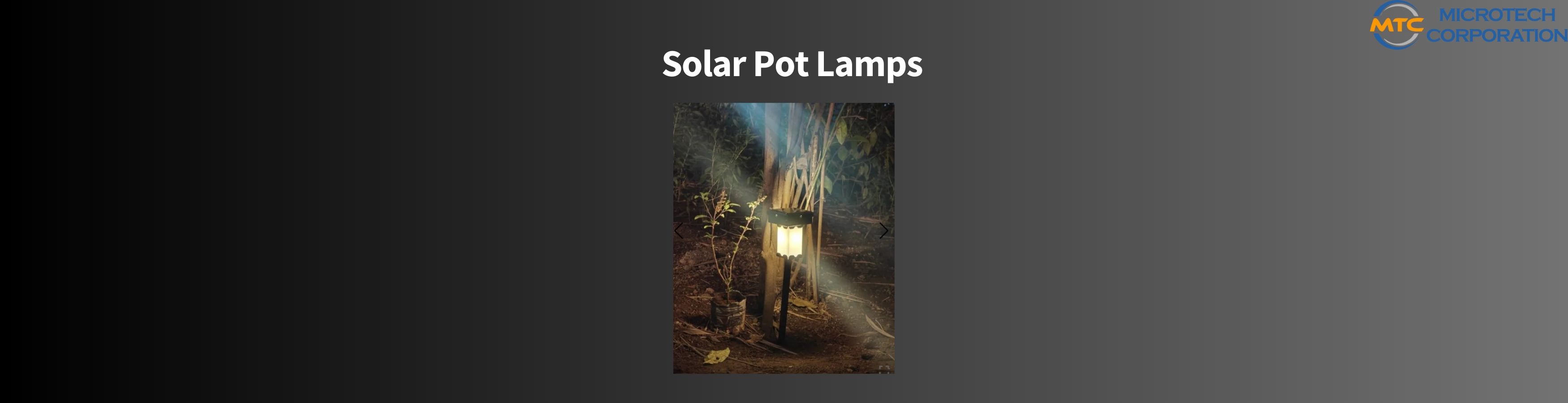 Solar Pot Lamp