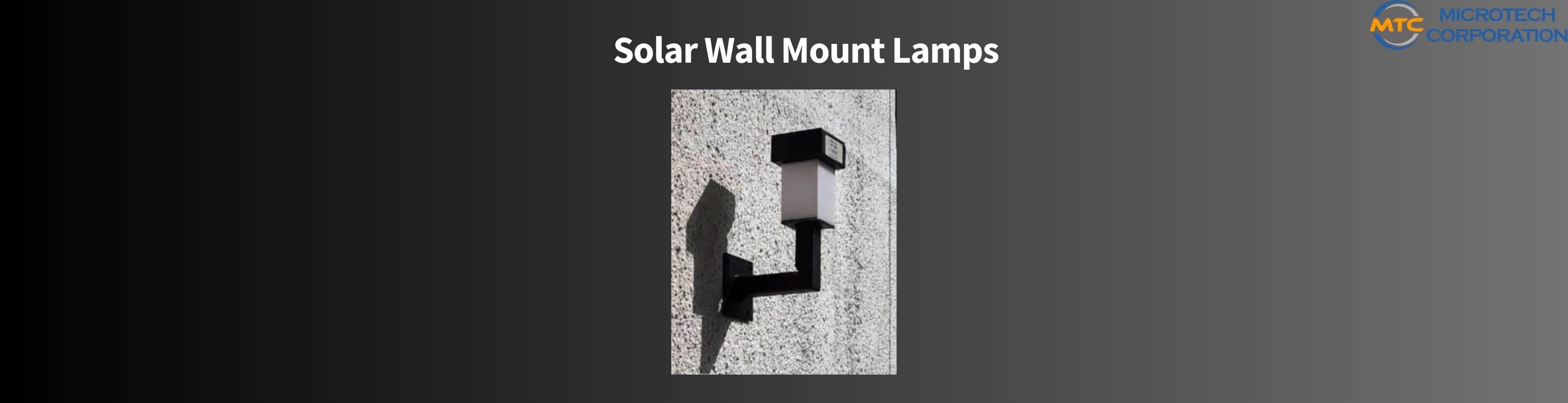Solar Wall Mount Lamps