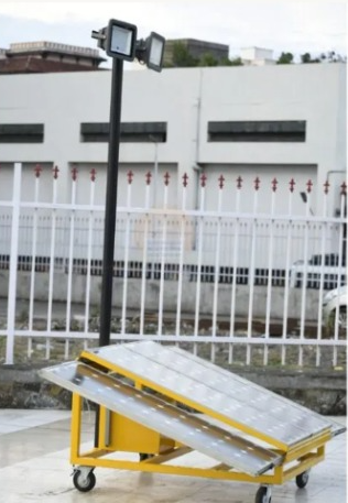 Solar Portable Tower ( 50W, 12 Hrs backup)